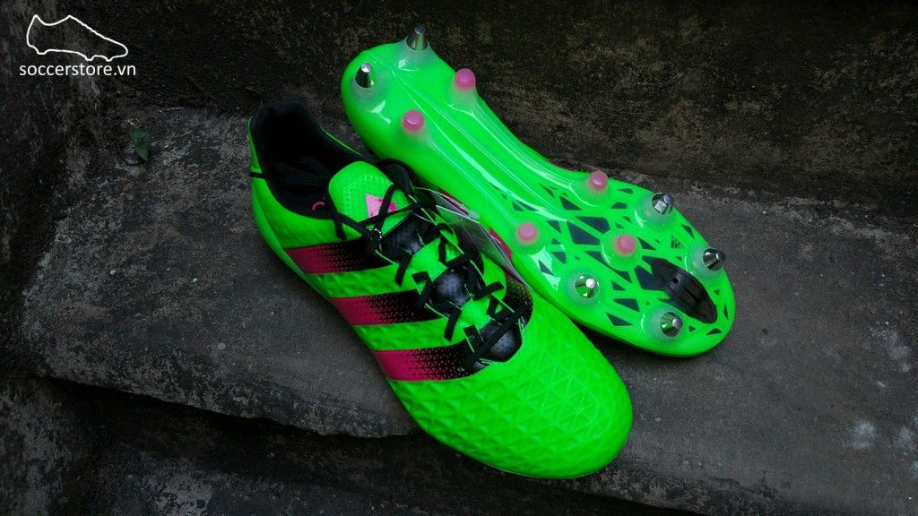 Adidas Ace 16.1 SG- Solar Green/ Shock Pink/ Core Black S32067