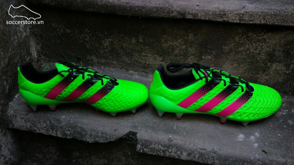 Adidas Ace 16.1 SG- Solar Green/ Shock Pink/ Core Black S32067