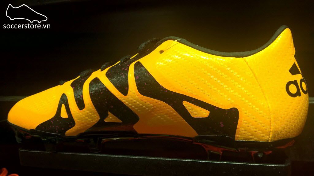 Adidas X 15.3 Kid FG/AG- Solar Gold/ Core Black/ Shock Pink S74637