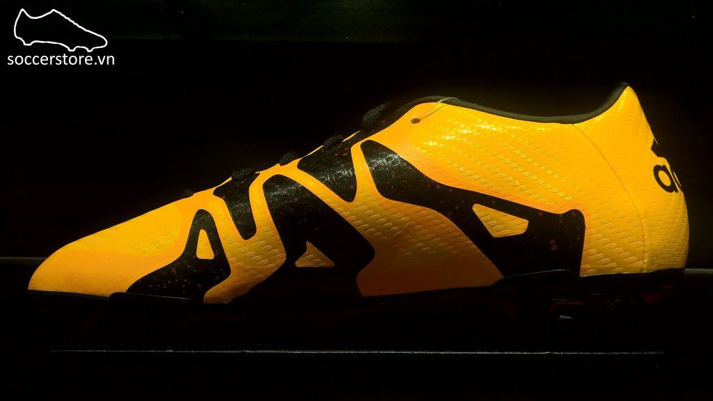 Adidas X 15.3 Kid FG/AG- Solar Gold/ Core Black/ Shock Pink S74637