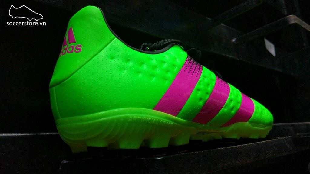 Adidas Ace 16.3 AG- Solar Green/ Shock Pink/ Core Black S78482