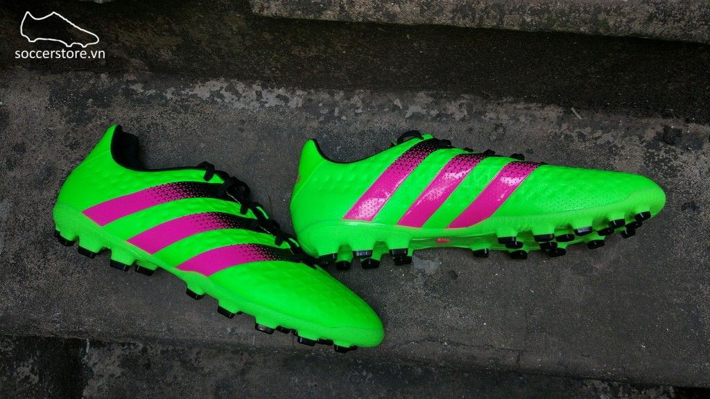 Adidas Ace 16.3 AG- Solar Green/ Shock Pink/ Core Black S78482