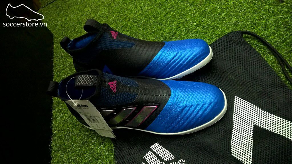 Adidas Ace Tango 17+ Purecontrol TF- Core Black/ White/ Blue S82079