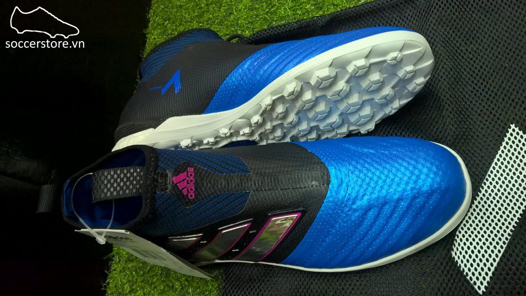Adidas Ace Tango 17+ Purecontrol TF- Core Black/ White/ Blue S82079