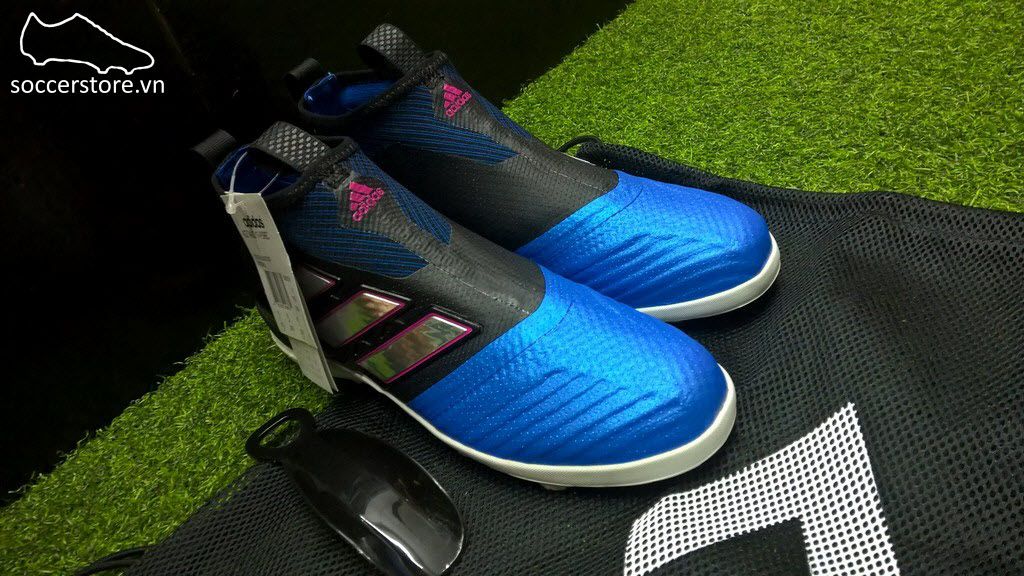 Adidas Ace Tango 17+ Purecontrol TF- Core Black/ White/ Blue S82079