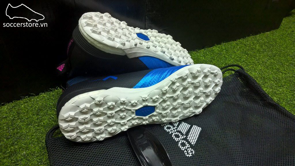 Adidas Ace Tango 17+ Purecontrol TF- Core Black/ White/ Blue S82079