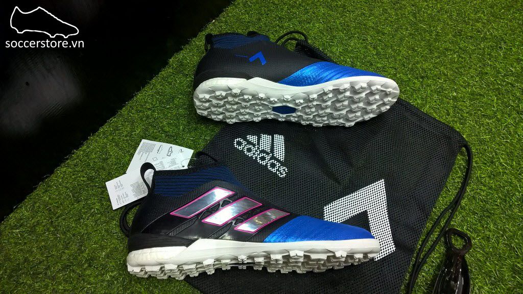 Adidas Ace Tango 17+ Purecontrol TF- Core Black/ White/ Blue S82079