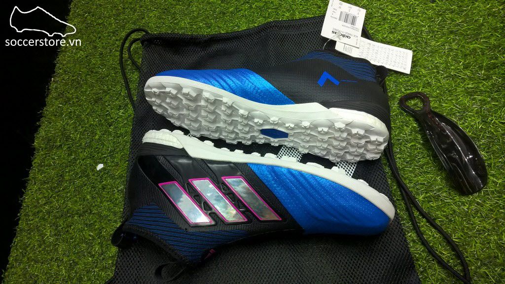 Adidas Ace Tango 17+ Purecontrol TF- Core Black/ White/ Blue S82079