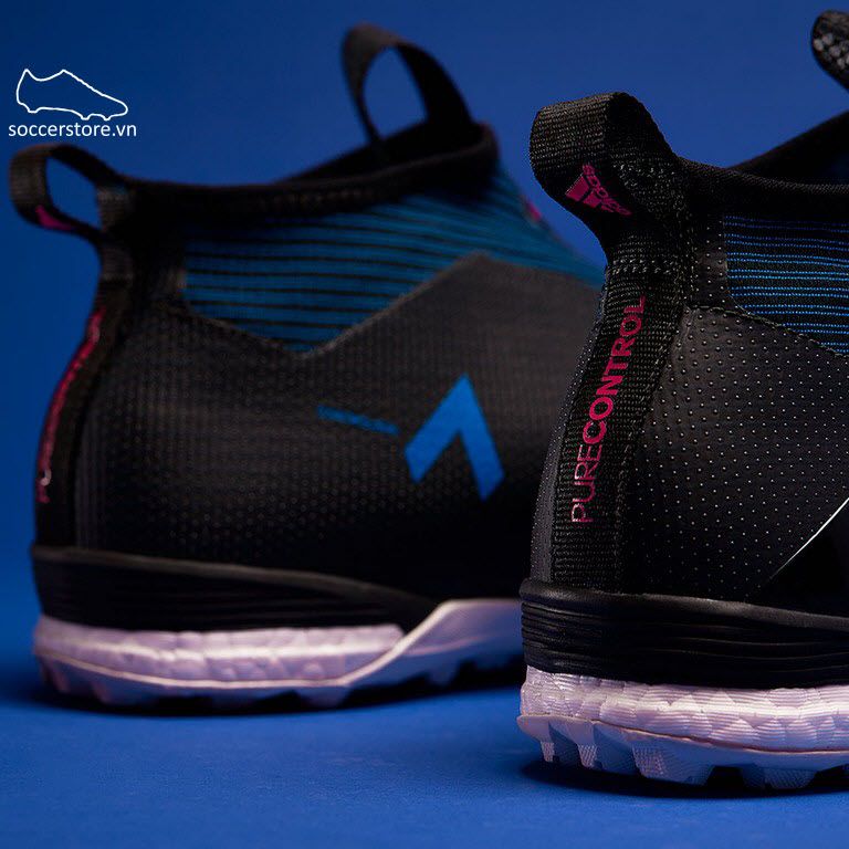 Adidas Ace Tango 17+ Purecontrol TF- Core Black/ White/ Blue S82079