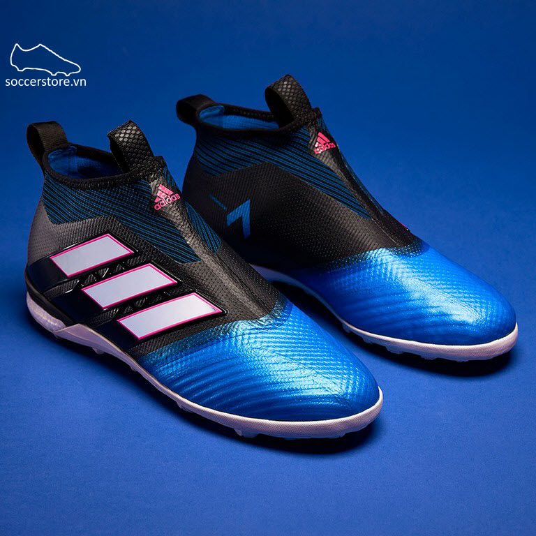 Adidas Ace Tango 17+ Purecontrol TF- Core Black/ White/ Blue S82079
