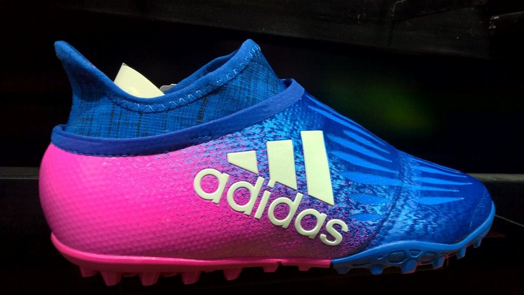 Adidas X Tango 16+ Purechaos TF- Blue/ White/ Shock Pink S82083