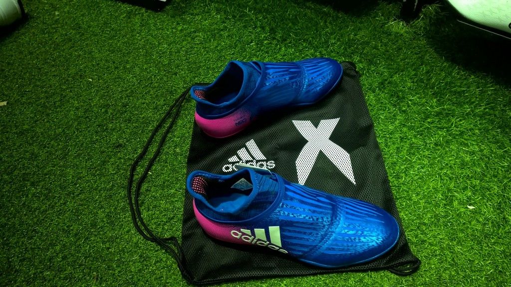 Adidas X Tango 16+ Purechaos TF- Blue/ White/ Shock Pink S82083