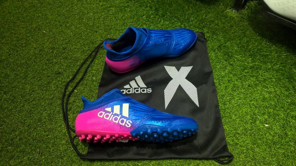 Adidas X Tango 16+ Purechaos TF- Blue/ White/ Shock Pink S82083