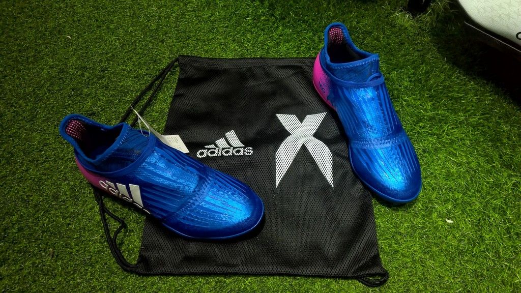 Adidas X Tango 16+ Purechaos TF- Blue/ White/ Shock Pink S82083