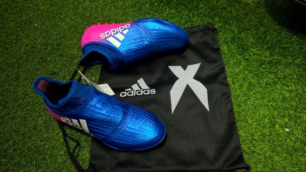 Adidas X Tango 16+ Purechaos TF- Blue/ White/ Shock Pink S82083