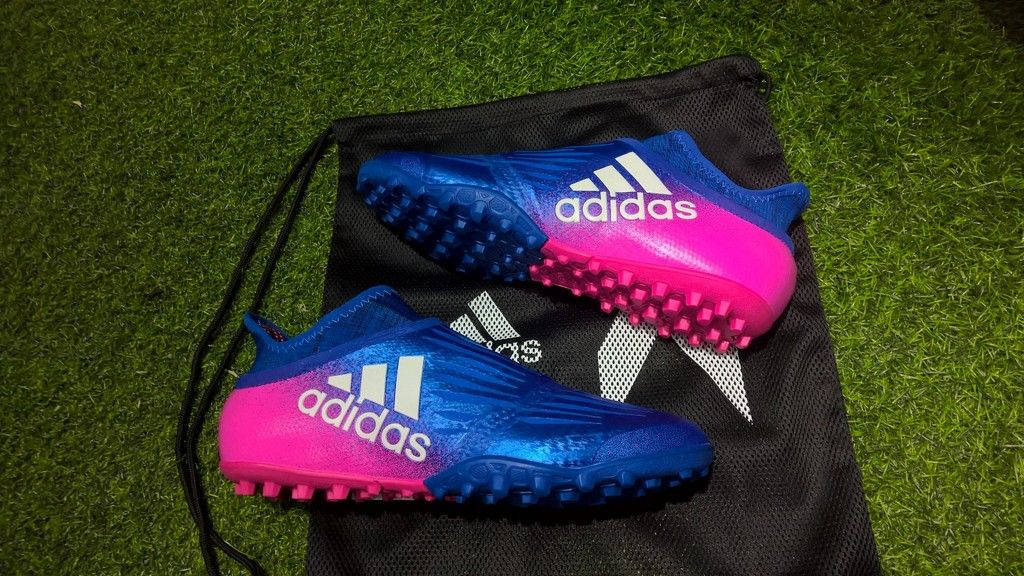 Adidas X Tango 16+ Purechaos TF- Blue/ White/ Shock Pink S82083