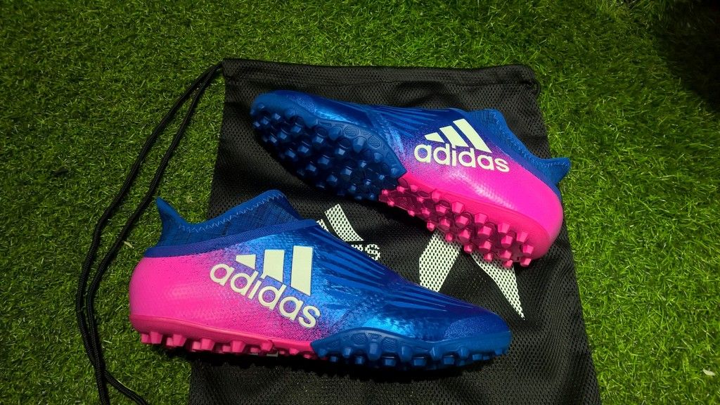Adidas X Tango 16+ Purechaos TF- Blue/ White/ Shock Pink S82083