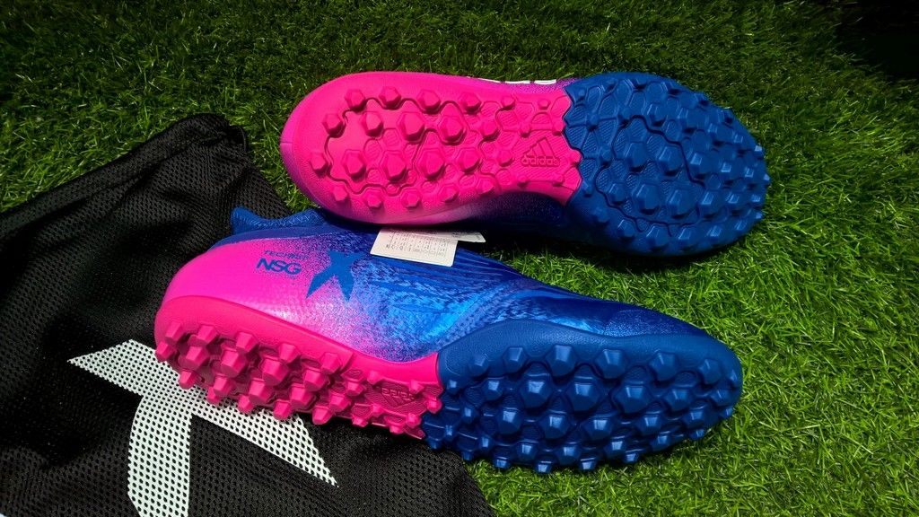 Adidas X Tango 16+ Purechaos TF- Blue/ White/ Shock Pink S82083