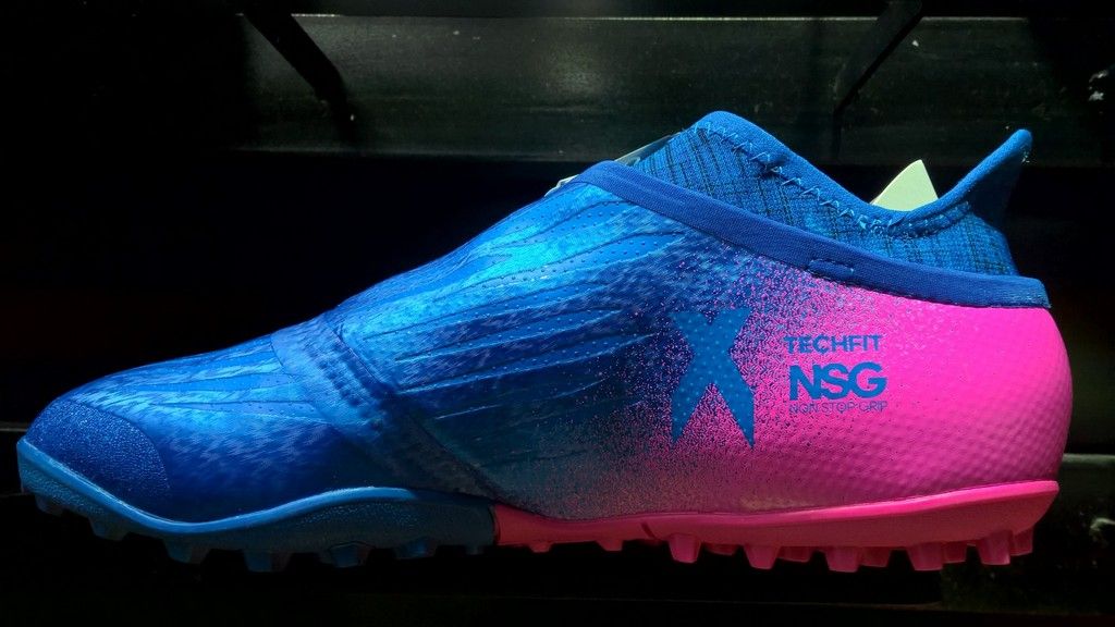 Adidas X Tango 16+ Purechaos TF- Blue/ White/ Shock Pink S82083