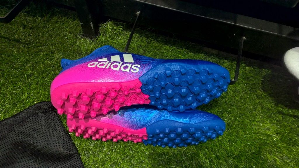 Adidas X Tango 16+ Purechaos TF- Blue/ White/ Shock Pink S82083