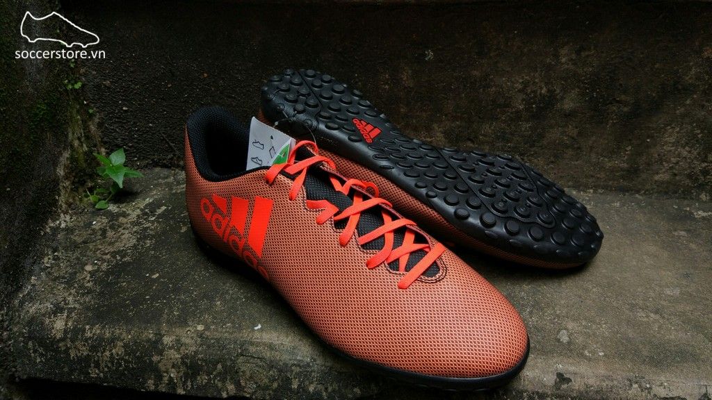 Adidas X 17.4 TF- Core Black/ Solar Red/ Solar Orange S82416