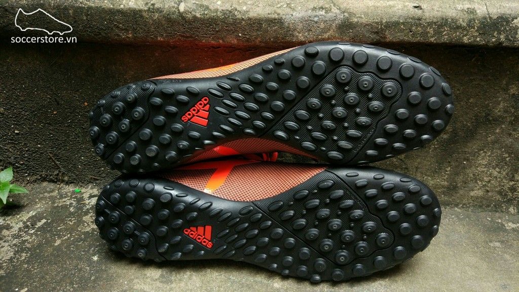 Adidas X 17.4 TF- Core Black/ Solar Red/ Solar Orange S82416