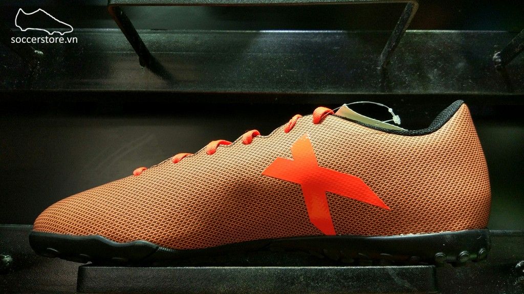 Adidas X 17.4 TF- Core Black/ Solar Red/ Solar Orange S82416