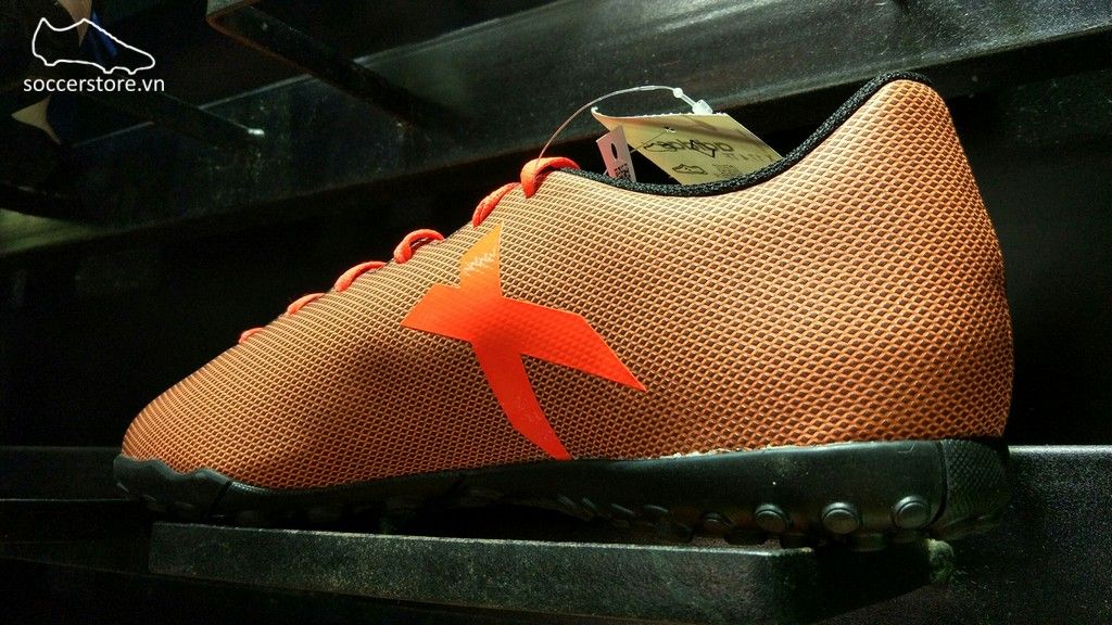 Adidas X 17.4 TF- Core Black/ Solar Red/ Solar Orange S82416