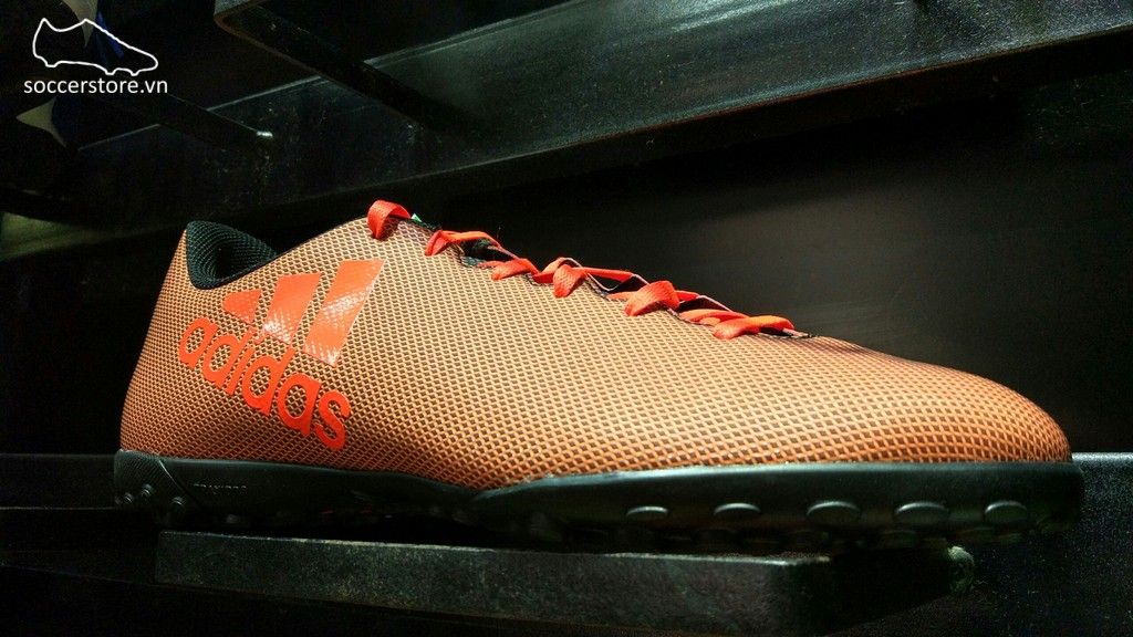 Adidas X 17.4 TF- Core Black/ Solar Red/ Solar Orange S82416