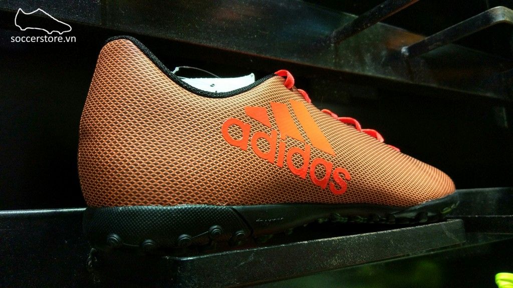 Adidas X 17.4 TF- Core Black/ Solar Red/ Solar Orange S82416