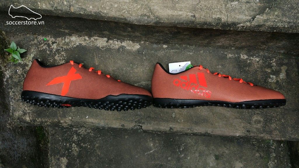 Adidas X 17.4 TF- Core Black/ Solar Red/ Solar Orange S82416