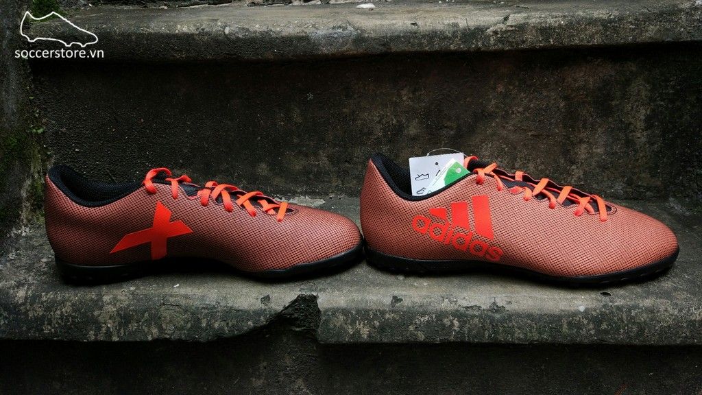 Adidas X 17.4 TF- Core Black/ Solar Red/ Solar Orange S82416