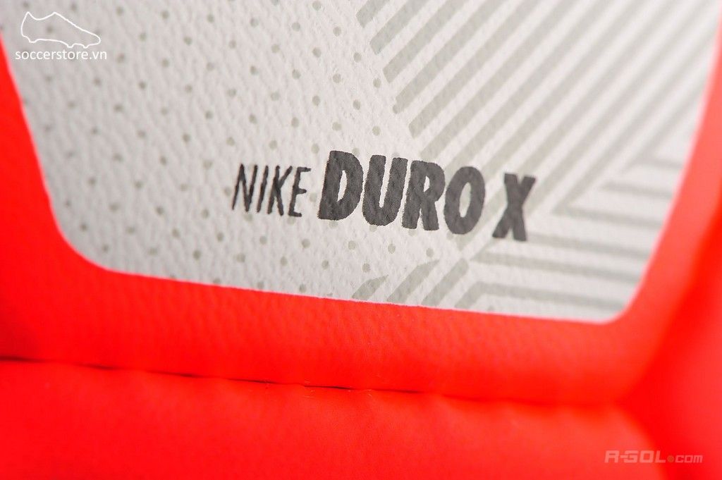Bóng Nike Duro X- Pure Platinum/ Bright Crimson/ Black SC3161-043