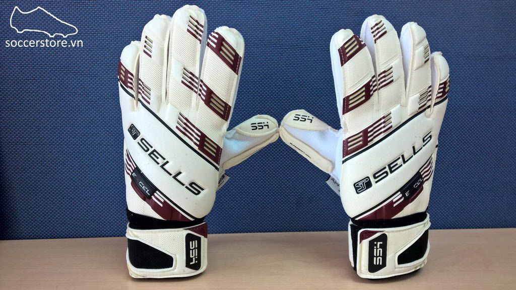 Sells Axis 360 Supersoft 4 Junior- White/Maroon GK Gloves