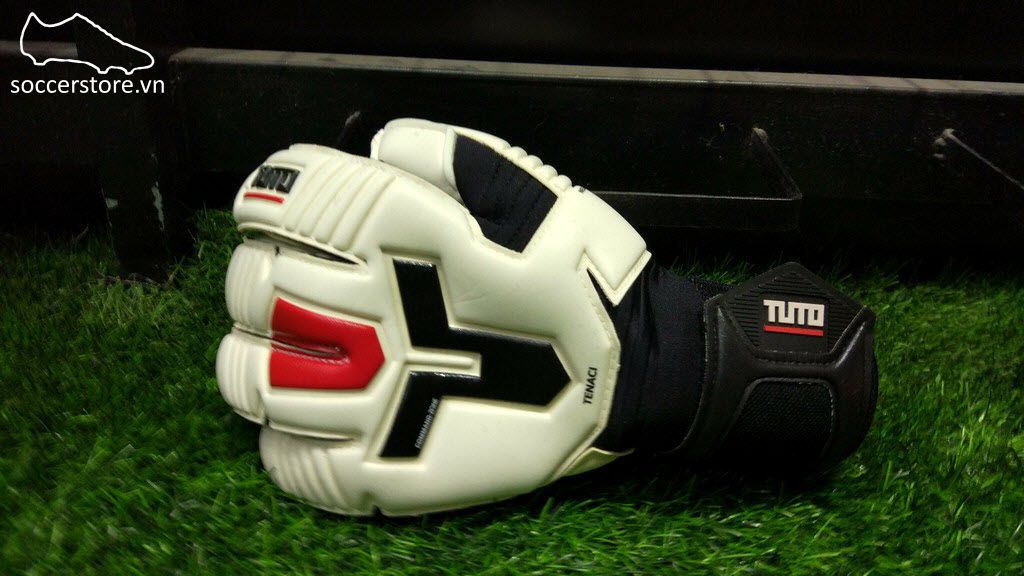 Tuto Tenaci NC- White/ Black/ Tuto Red GK Gloves