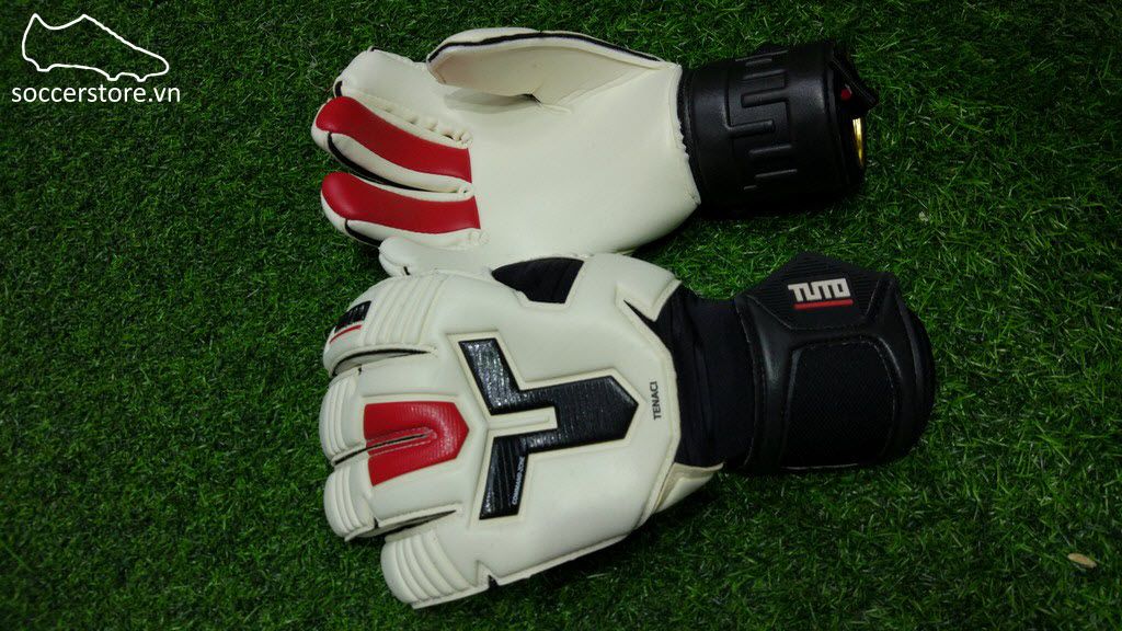 Tuto Tenaci NC- White/ Black/ Tuto Red GK Gloves