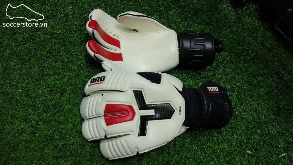 Tuto Tenaci NC- White/ Black/ Tuto Red GK Gloves