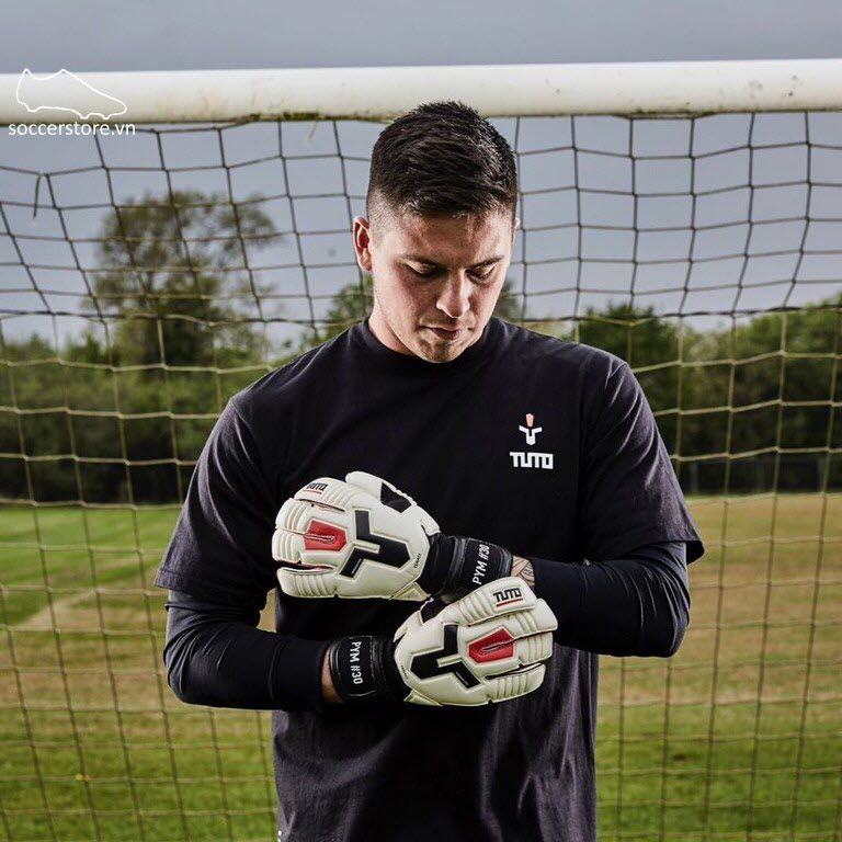 Tuto Tenaci NC- White/ Black/ Tuto Red GK Gloves