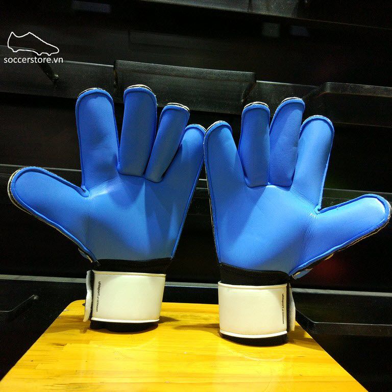 Uhlsport Eliminator Soft RF Competition- White/ Black/ Energy Blue GK Gloves