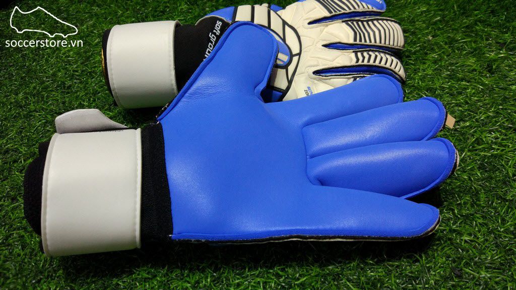 Uhlsport Eliminator Soft RF Competition- White/ Black/ Energy Blue GK Gloves