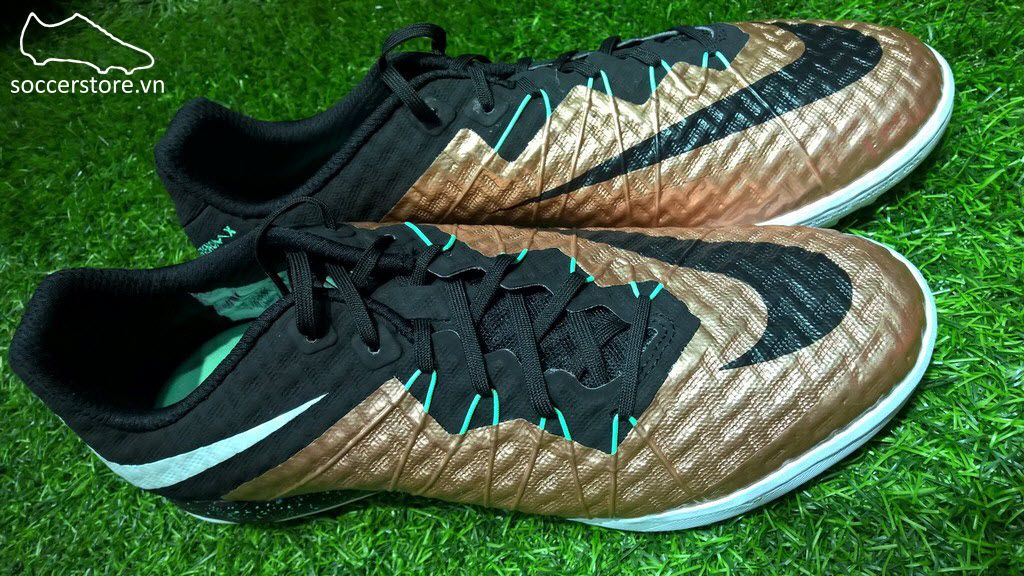 Nike HypervenomX Finale TF- Metallic Red Bronze/ Black/ Green Glow 749888-903
