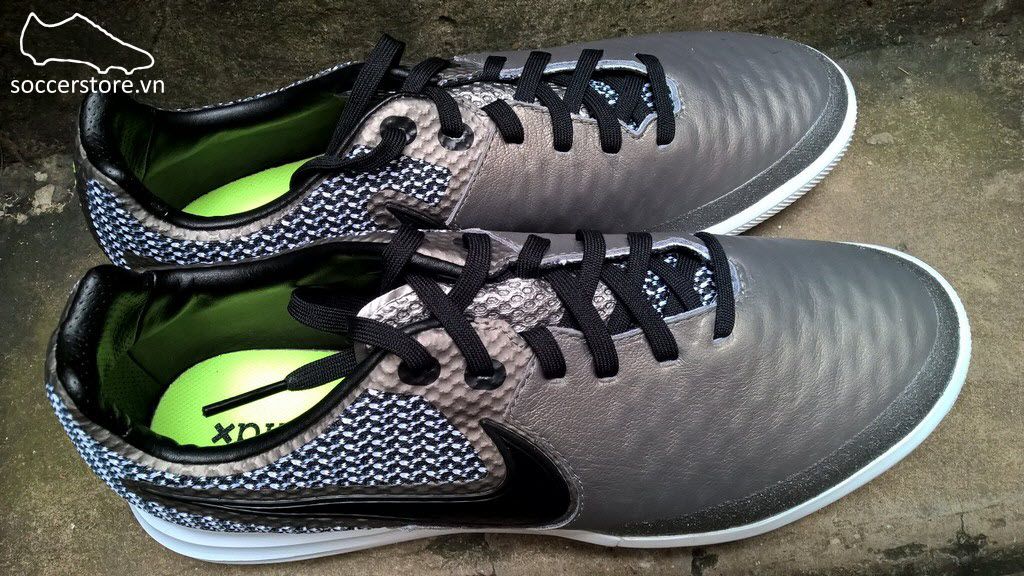Nike MagistaX Finale TF- Metallic Pewter/ Black/ White 807567-001