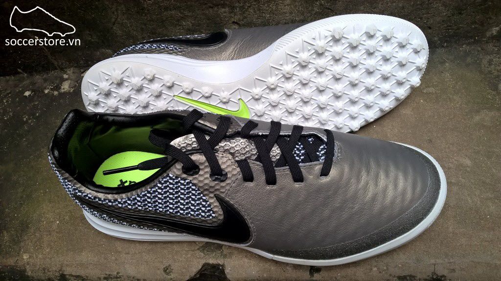 Nike MagistaX Finale TF- Metallic Pewter/ Black/ White 807567-001