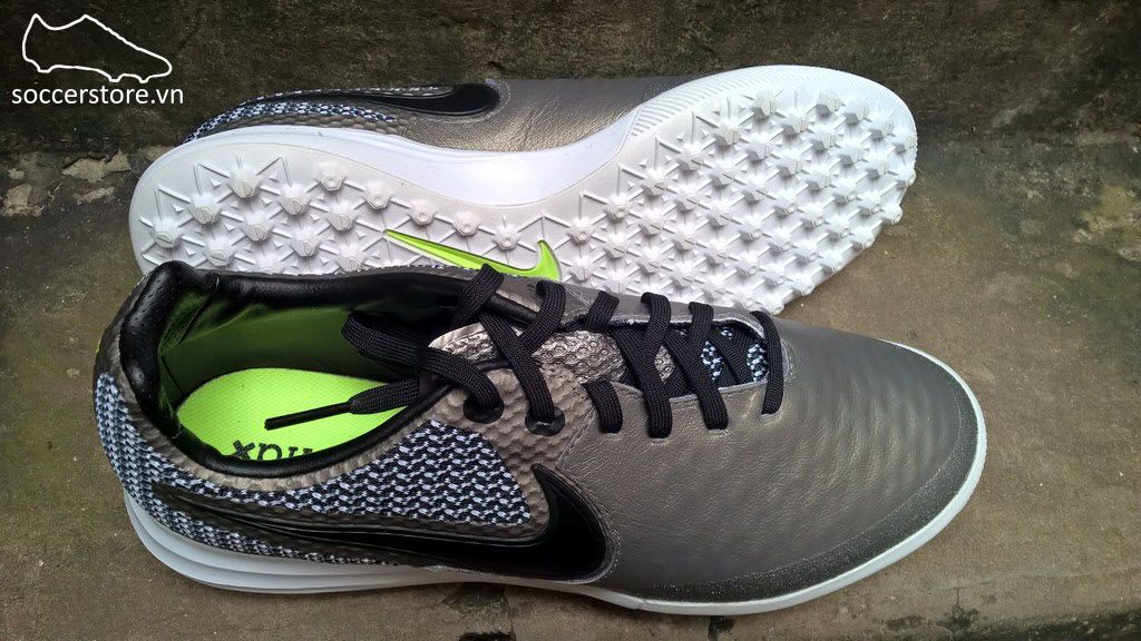 Nike MagistaX Finale TF- Metallic Pewter/ Black/ White 807567-001