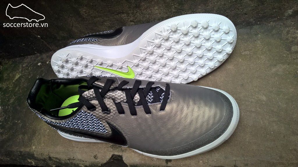 Nike MagistaX Finale TF- Metallic Pewter/ Black/ White 807567-001