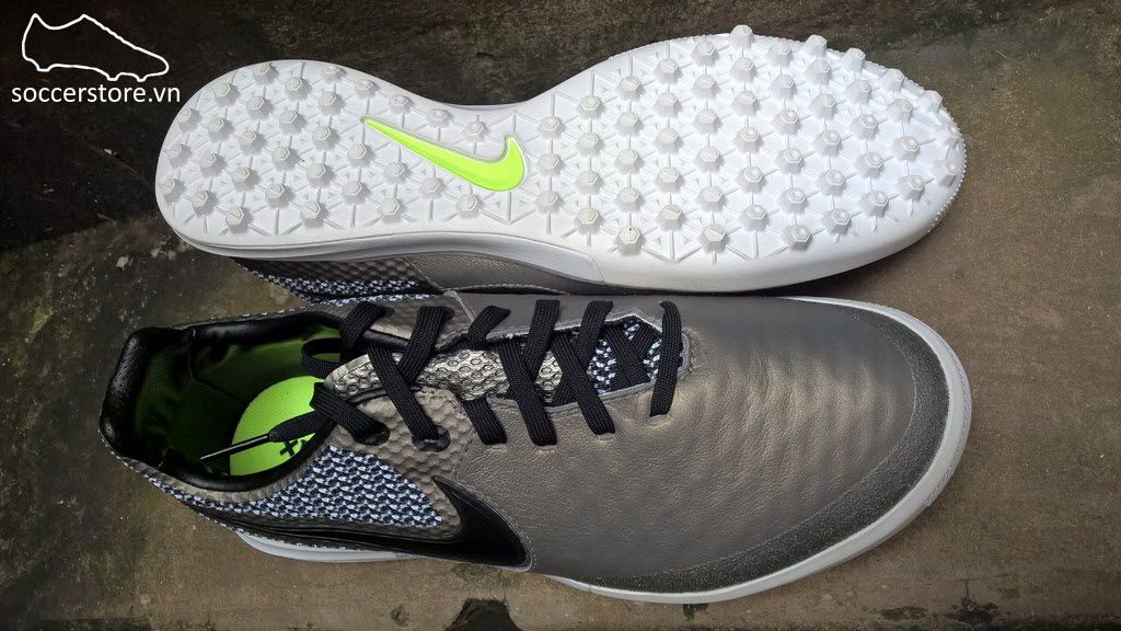 Nike MagistaX Finale TF- Metallic Pewter/ Black/ White 807567-001