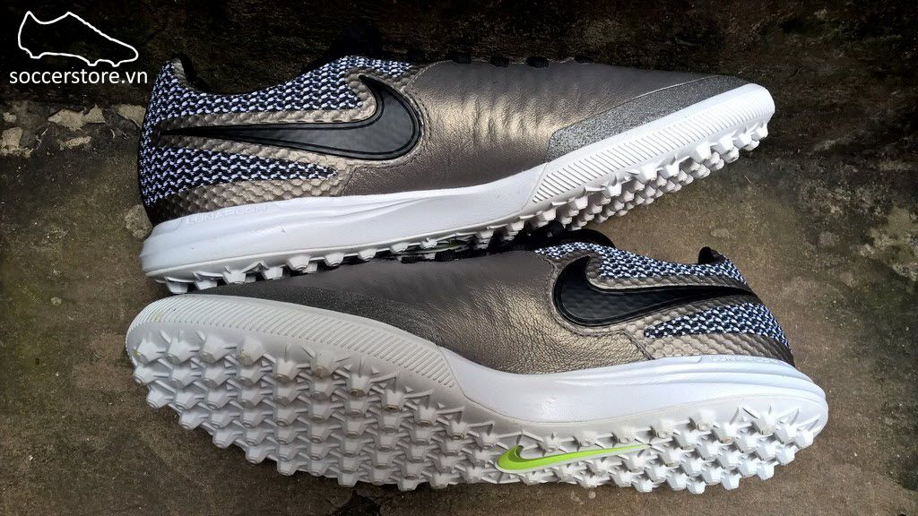 Nike MagistaX Finale TF- Metallic Pewter/ Black/ White 807567-001