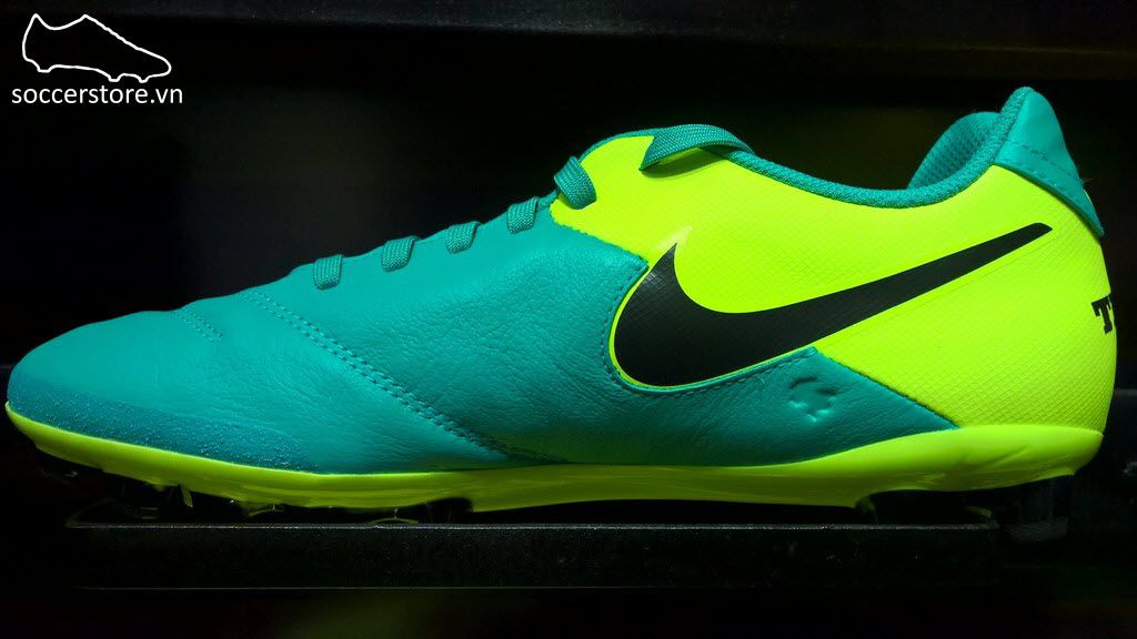 Nike Tiempo Genio II AG-R- Clear Jade/ Black/ Volt 819711-307