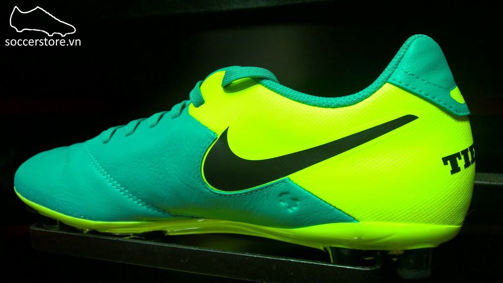 Nike Tiempo Genio II AG-R- Clear Jade/ Black/ Volt 819711-307