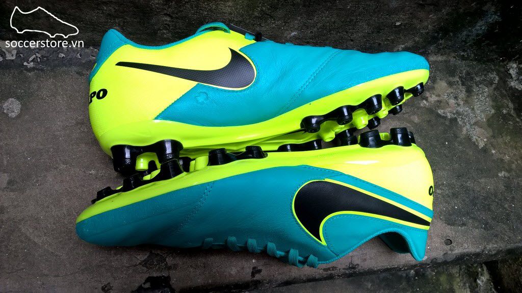 Nike Tiempo Genio II AG-R- Clear Jade/ Black/ Volt 819711-307